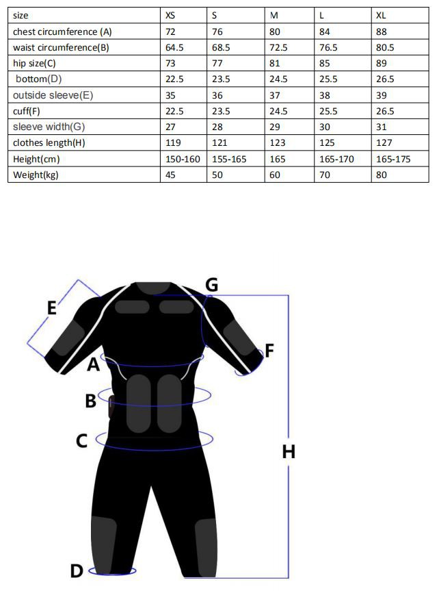 Female size chart
