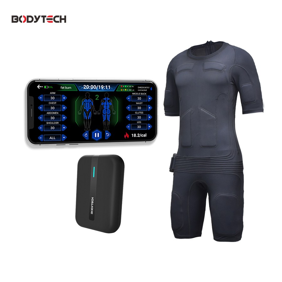 Safe And Effectiveness Electro Stimulation Training Suit With Ems Technology