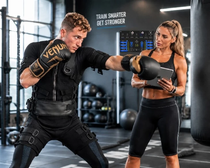 Wireless Full Body Ems Suit Kit For Personal Trainer