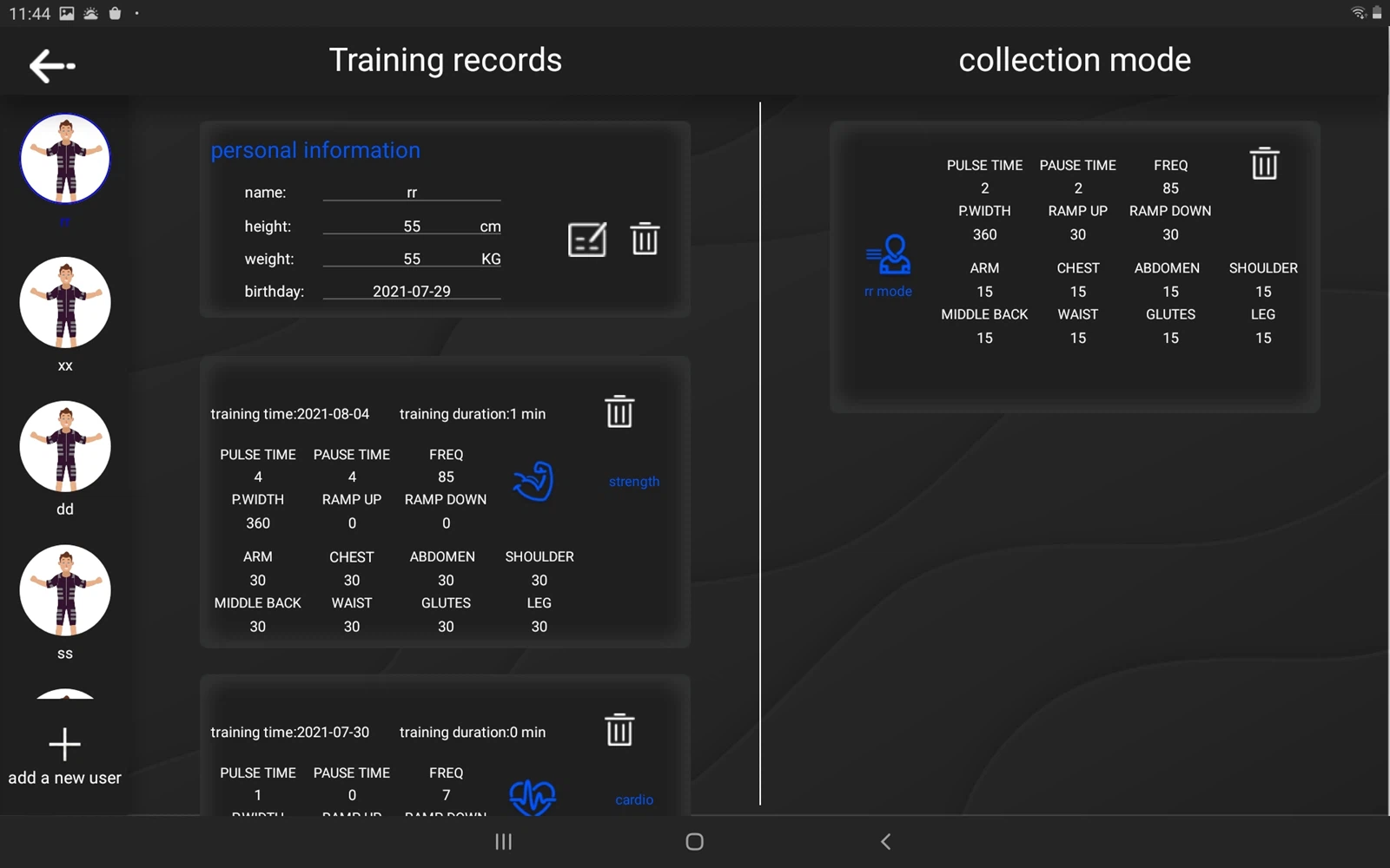 EMS fit training App EMS fit training App
