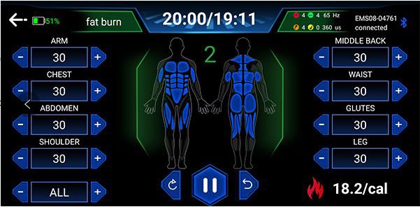 Ems Fitness Suit Slim Device Home Training Suit